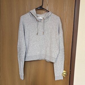 Gray Cropped VS Women's Hoodie